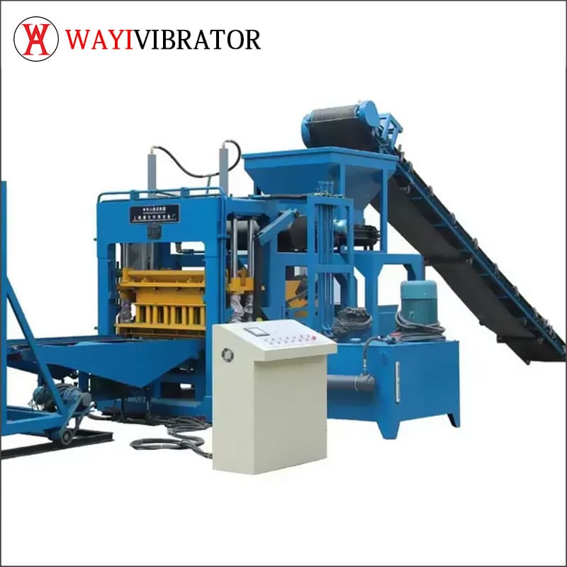 A new type of vibration and hydraulic forming brick manufacturing machine