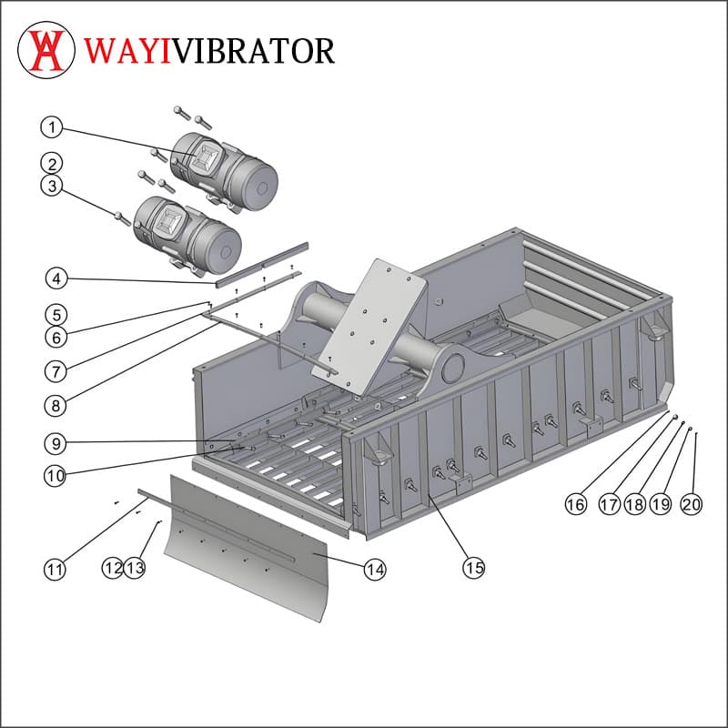 Electric furnace vibration feeder电炉振动加料机02.jpg