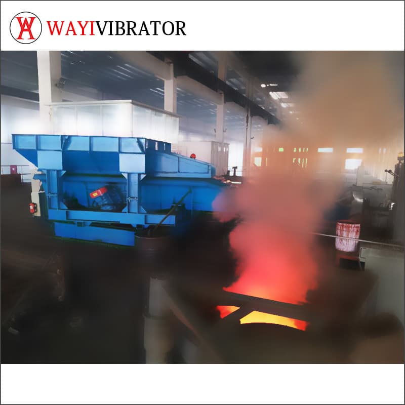 New type vibration feeder for electric furnace