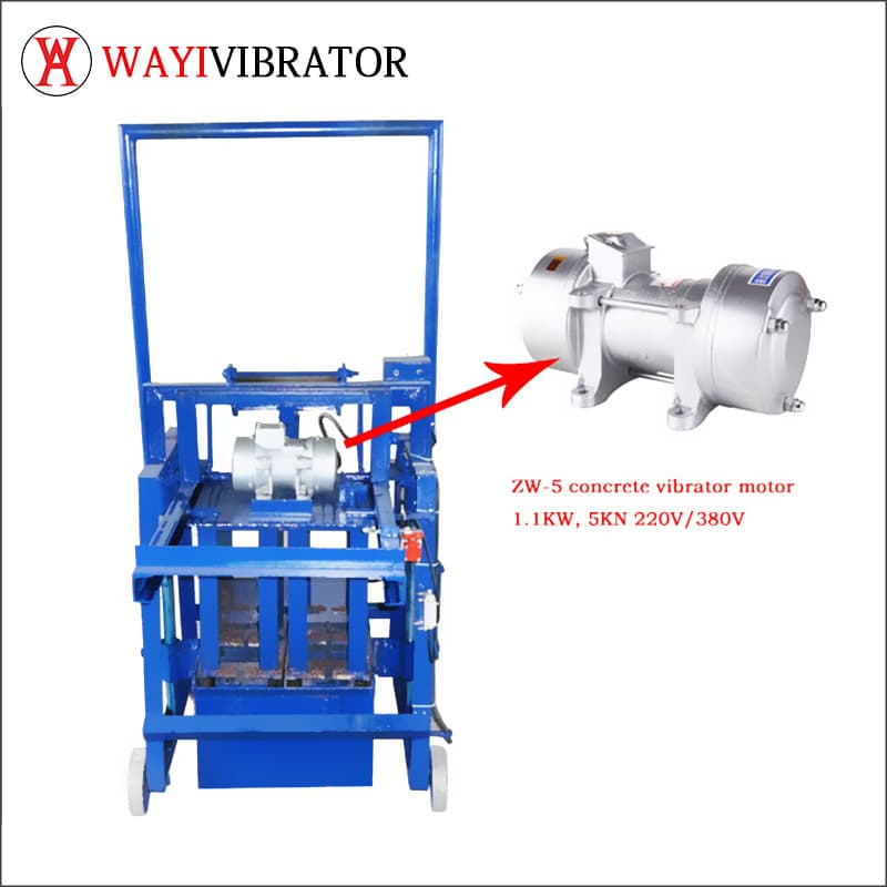 table vibration fixed block forming machine