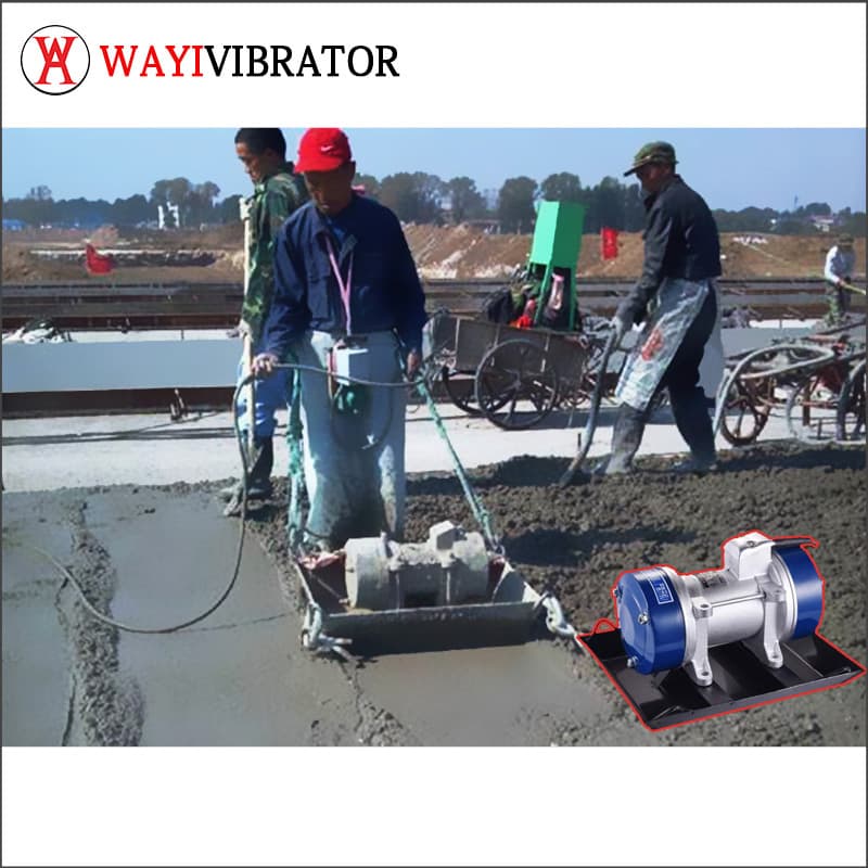 ZW-2 three phase 0.37kw 3KN concrete vibrating motor for sale from WAYIVIBRATOR