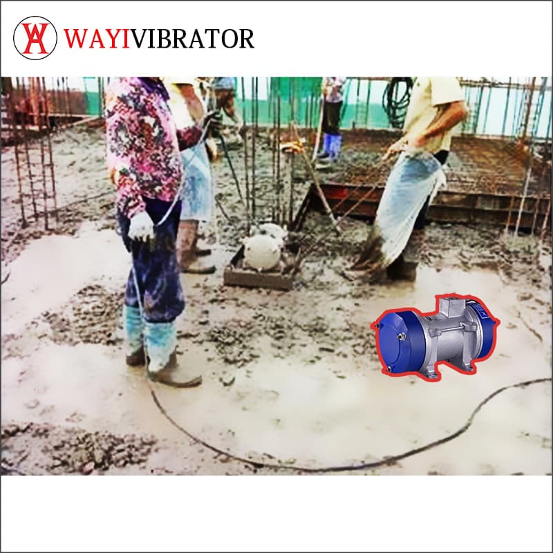 ZW-2 three phase 0.37kw 3KN concrete vibrating motor for sale from WAYIVIBRATOR