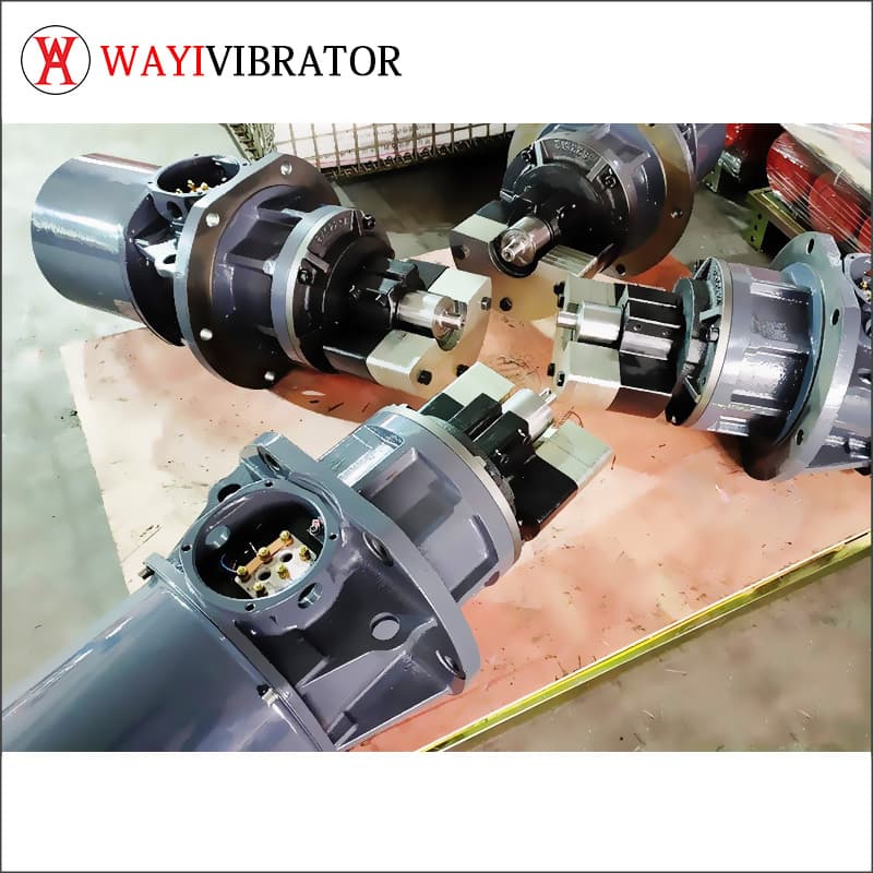 High quality and good price vibrator motor with flange for vibrating inclined screens