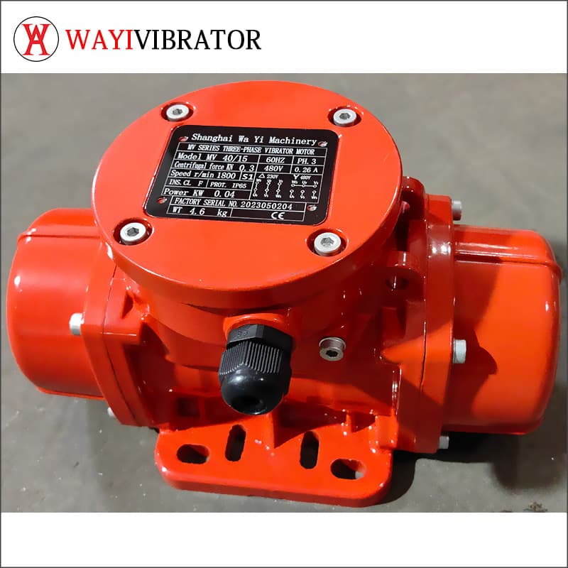 1KN small vibrating motor MVE 100/3 with good price from Shanghai China