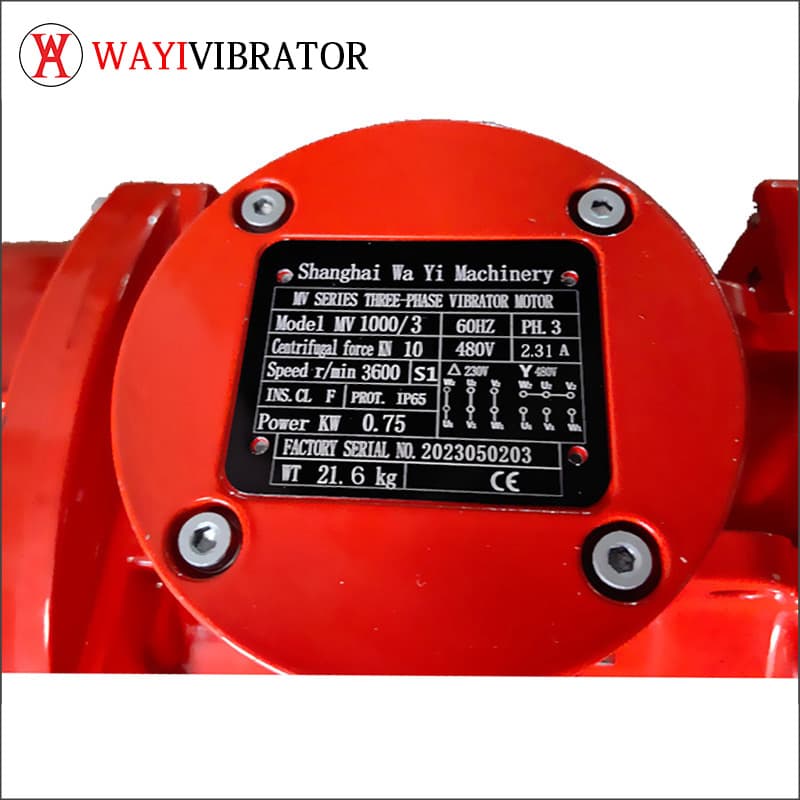 MVE 200/3 0.09kw 2KN 6.8kg good price good quality 3 phase vibration motor from factory Shanghai Chi
