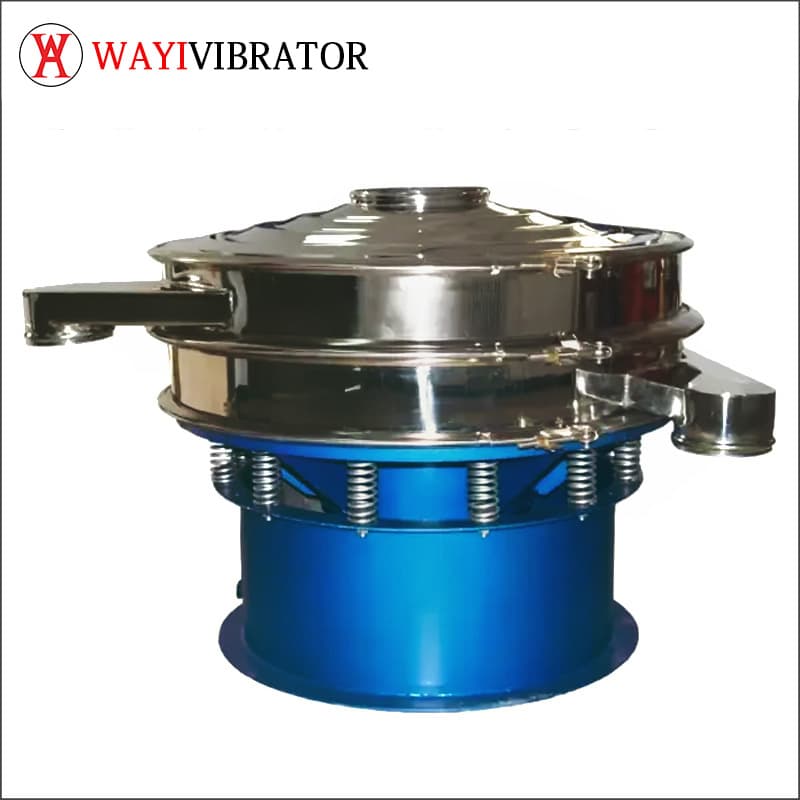 Rotary vibrating screen is a high-precision fine powder screening machine