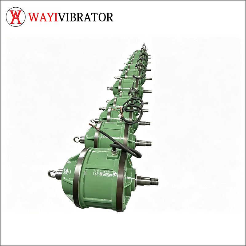 NFV-1.8-6 Vertical Flange Vibrator Motor for Circular Vibrating Screen | Max Ambient Temp 40°C