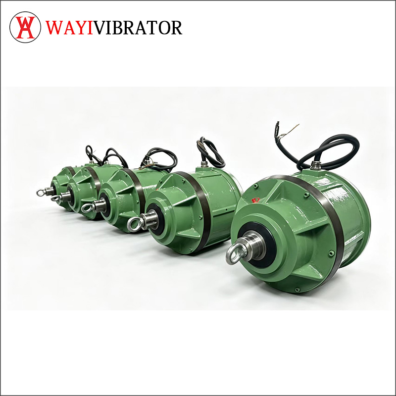 NFV-1.8-6 Vertical Flange Vibrator Motor for Circular Vibrating Screen | Max Ambient Temp 40°C